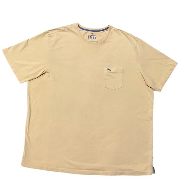 Tommy Bahama Short Sleeve Pocket Tee 100% Cotton Size 3XT - Picture 1 of 6